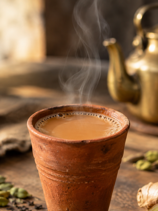 Kulhad Chai Product Shot AI Photo Prompt result